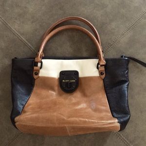 Elliott Lucca shoulder bag leather 2 tone